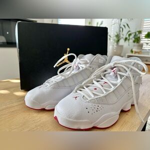 Jordan Women's Sneakers in White and Red